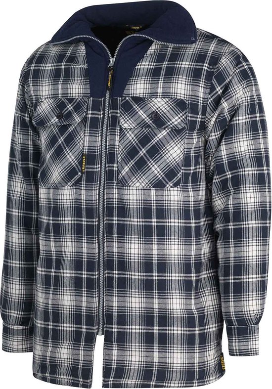 STORVIK VANCOUVER Houthakkers Jas Heren Thermoblouse Fleece Kraag Winddicht. bol