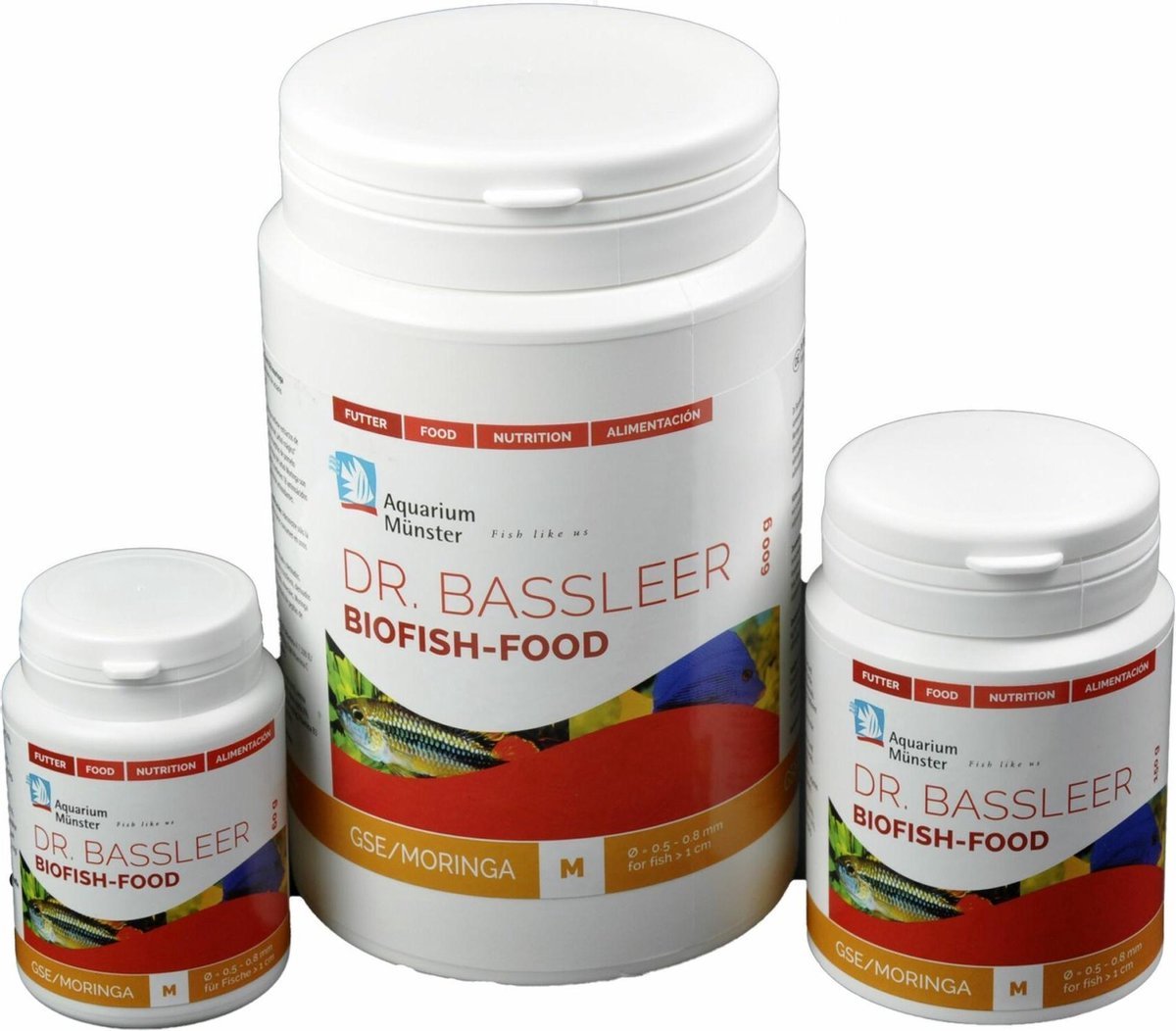 GSE/Moringa – Dr. Bassleer BioFish Food M 600gr