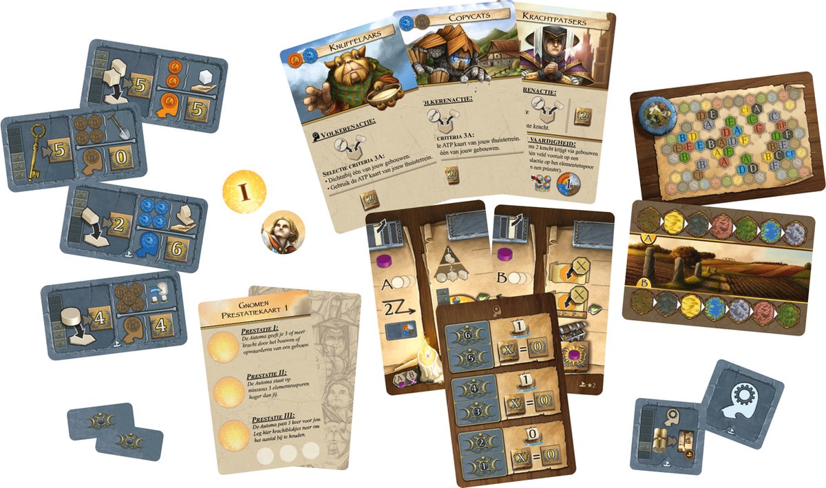 White Goblin Games Terra Mystica: Automa Solo Box Bordspel thumbnail 3