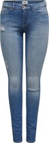 Only Jeans Onlanne K Life Mid Sk Dt Dnm Agi387 15249678 Light Medium Blue Dames Maat - W30 X L34