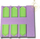 Diamond Painting Organizer SQUARE - PAARS - 6 schudbakjes
