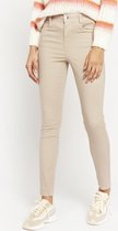 LOLALIZA Skinny broek - Beige - Maat 38