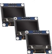 AZDelivery 3 x 0.96 inch OLED 128 x 64 pixels I2C SSD1306 Display compatibel met Arduino en Raspberry Pi Inclusief E-Book!
