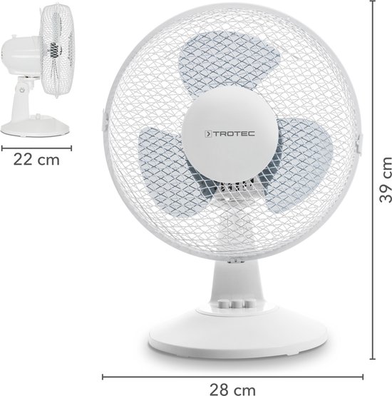 Ventilateur de table TVE 10/TVE 11 - TROTEC