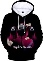 Squid Game Hoodie Zwart - Maat L