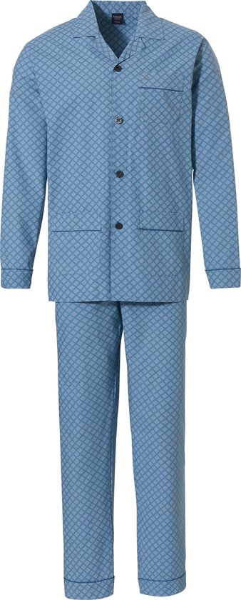 Robson Gentleman Heren - Pyjamaset - Turquoise - Maat 54 | bol.com