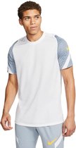 Nike Dry fit T-shirt, wit/grijs - Maat L -