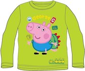 Groene longsleeve - shirt van Peppa George maat 98