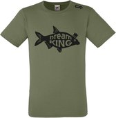 Karper shirt - Karpervissen - CarpFeeling - Bream King - Brasem - Olive -  Maat S