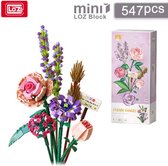 LOZ Bloemen Tuintje - 547 Onderdelen - Deense Stijl Miniblokken - 3d Puzzel - Bouwdoos