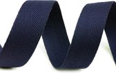 Keperband Parijs blauw 20mm x 50 meter