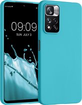 kwmobile telefoonhoesje voor Xiaomi Redmi Note 11 Pro - Hoesje voor smartphone - Back cover in zeeblauw