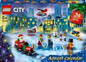 LEGO 60303 City adventskalender 2021 speelgoed, verzamelbaar minispeelgoed, 5-jarigen, met matten en minifiguren