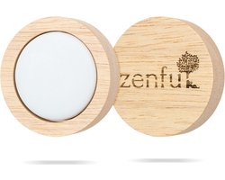 Zenful Geursteen - Voor etherische oliën - Aromasteen - Aromatherapie - Geurverspreider - Diffuser - Aromastone - Geurblokje - Hout