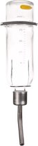 Flamingo drinkfles athina glas knaagdier 175ml - 6cm l x 5.5cm b x 22cm h