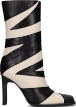 Bronx New-britney Enkellaarsjes - Enkelboots met rits - Dames - Zwart - Maat 36