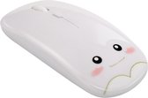 Magic Mouse Draadloze Muis - Bluetooth Muis - Oplaadbare Computermuis - Draadloos met Stille Klik - Wit