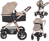 Lorelli Alexa Pearl Beige 3-in-1 Combi Kinderwagen incl. Autostoel 1002129-2182