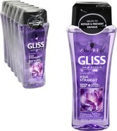 Schwarzkopf Gliss Kur Shampoo Control & Anti-Frizz / Asia Straight - 6 x 250 ml