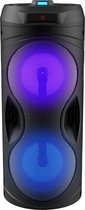 iDance TYPHOON101 Party Speaker – Draagbare Bluetooth Speaker met Discolicht – 100 Watt – Met Microfoon en Afstandsbediening