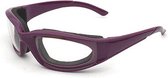 Ui bril - Ogen beschermer - uiensnijden - beschermbril - BBQ Bril - Spetterbril - Paars
