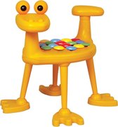 Kinderstoel Max - Geel - Baby stoel - Peuterstoeltje - Kinderzetel - Kinderzitje - Kinderbank - Kinderstoeltje voor kind - Kinderstoeltje - Babystoel eetkamer - Kinderstoel met speeltjes