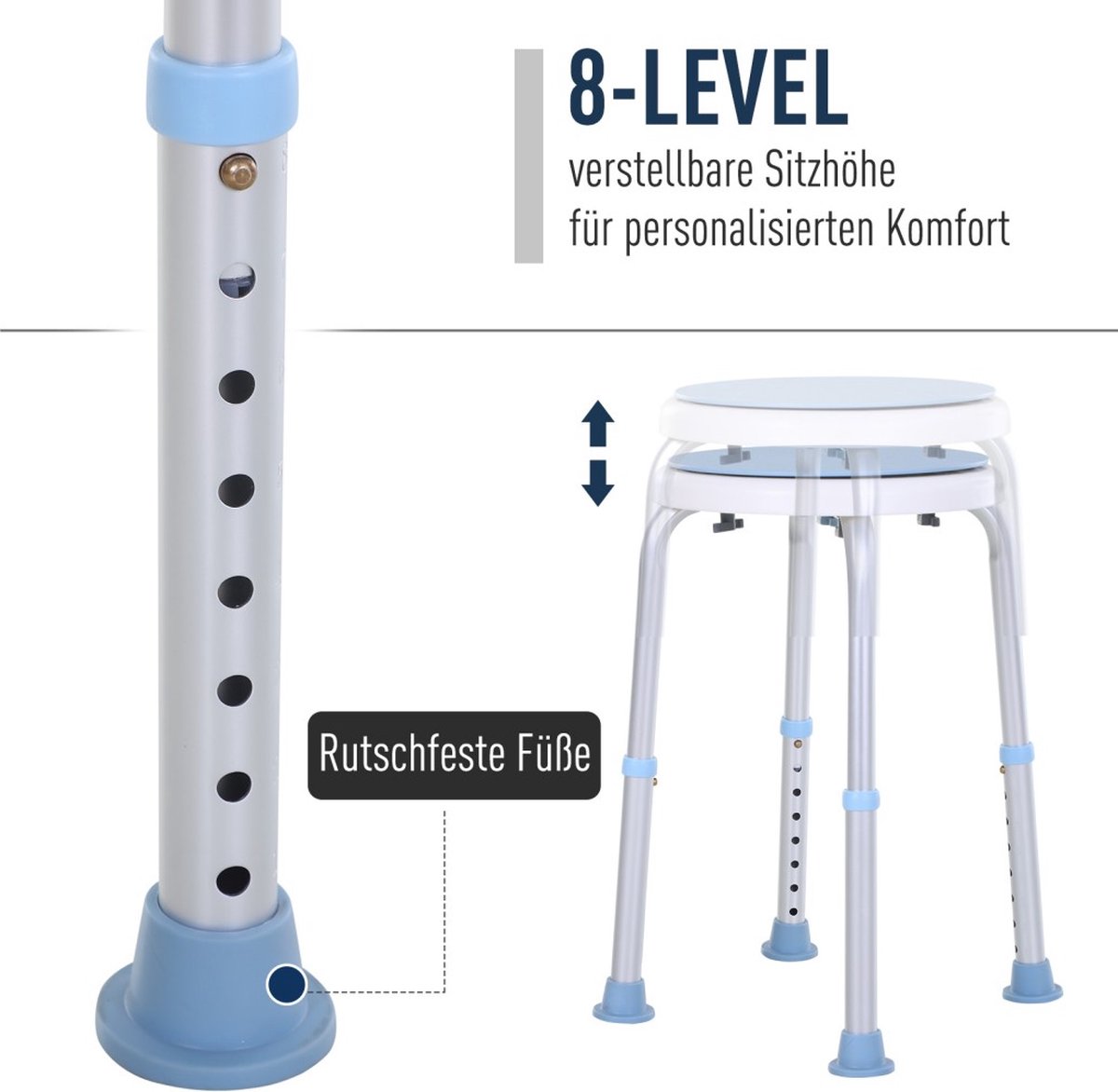 Stevige Antislip Douchekruk Douchestoel Badkamer Kruk Douche Stoel