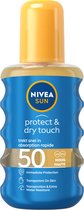 NIVEA - UV-zonnebrandspray - Sun Protect & Dry Touch SPF50 - maat 200ml