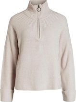 Object Trui Objtally Knit L/s Pullover Pb11 23037406 Silver Gray/melange Dames Maat - XS