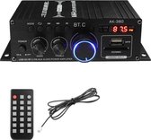 Versterker | USB en Aux | Hifi Bluetooth Eindversterker | 400W | Incl.| Afstandsbediening