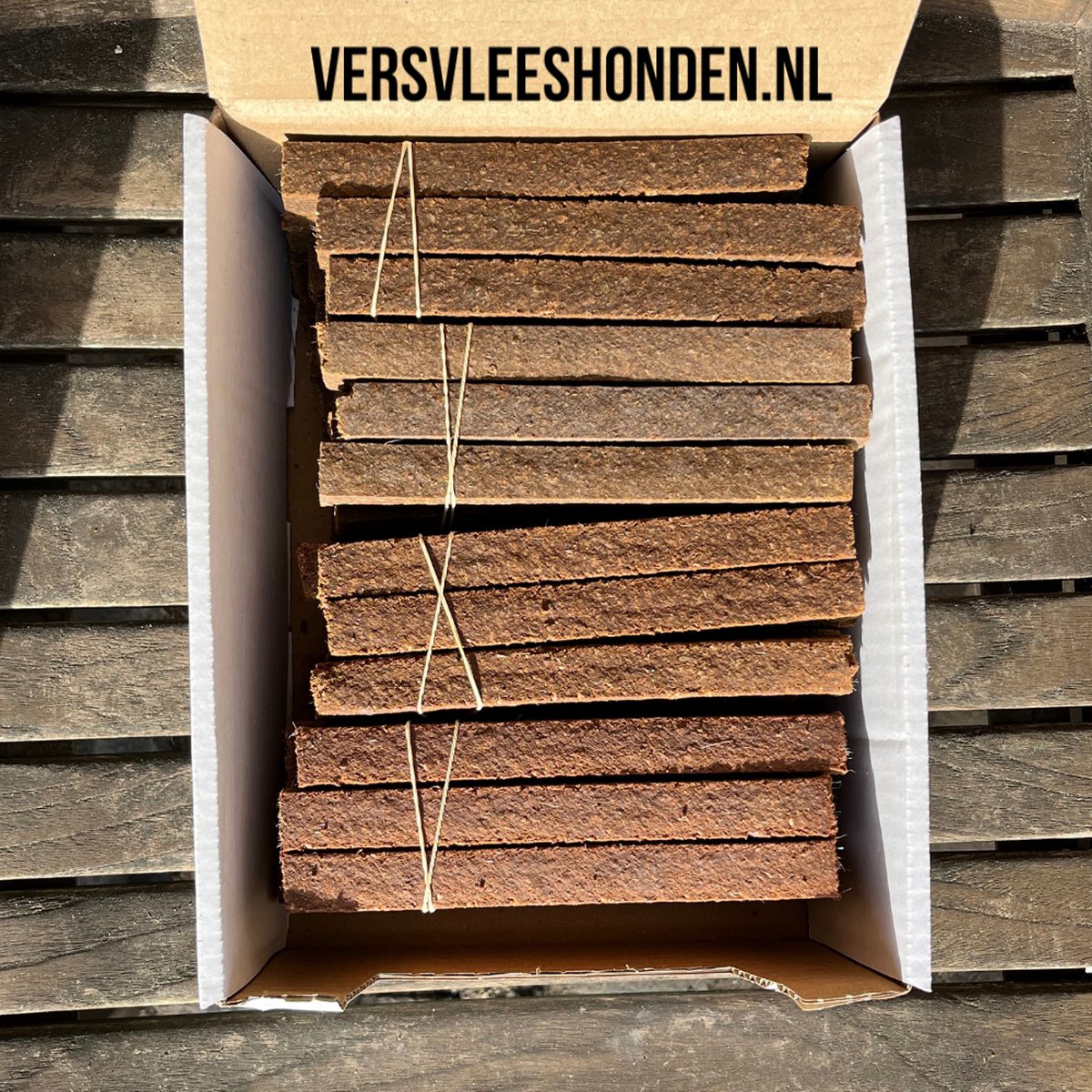 Take & Break Mixdoos - natuurlijke snack hond - Hypoallergeen - zonder granen of gluten - doos 48 stuks - 4 smaken