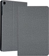 DrPhone SCS3 TPU Flip Case – Geschikt voor Galaxy Tab A 10.1 2019 (T510/ T515) – Standhouder Cover - Antislip en schokbestendig - Zwart