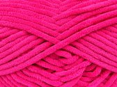 Ice yarns chenille garen roze – 100% micro polyester velvet draad pendikte 6-7 mm – breigaren pakket 4 bollen van 100gram | DEWOLWINKEL.NL