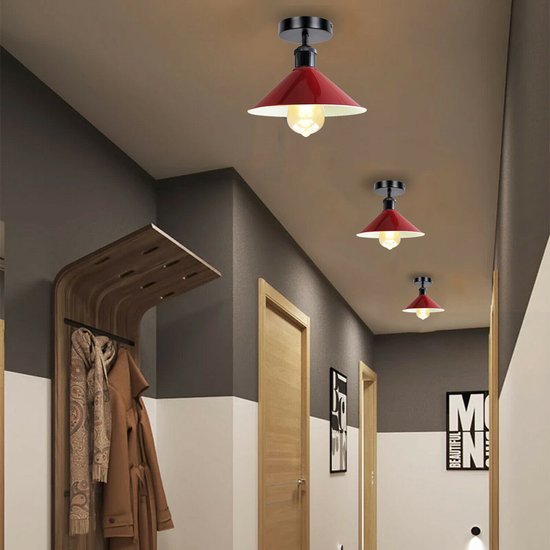 Vintage Industriële Hanglamp Zwart 3 Kappen - Eetkamer Lamp