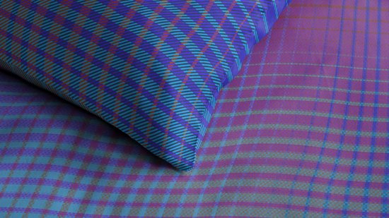 Damai dekbedovertrek Rainbow - Satijn - 260x200/220 cm - Violet + 2 kussenslopen 60x70 van Merkloos — afbeelding 4