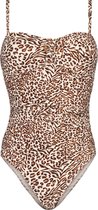 CYELL Leopard Love badpak met voorgevormde cups - dames - Maat 40B