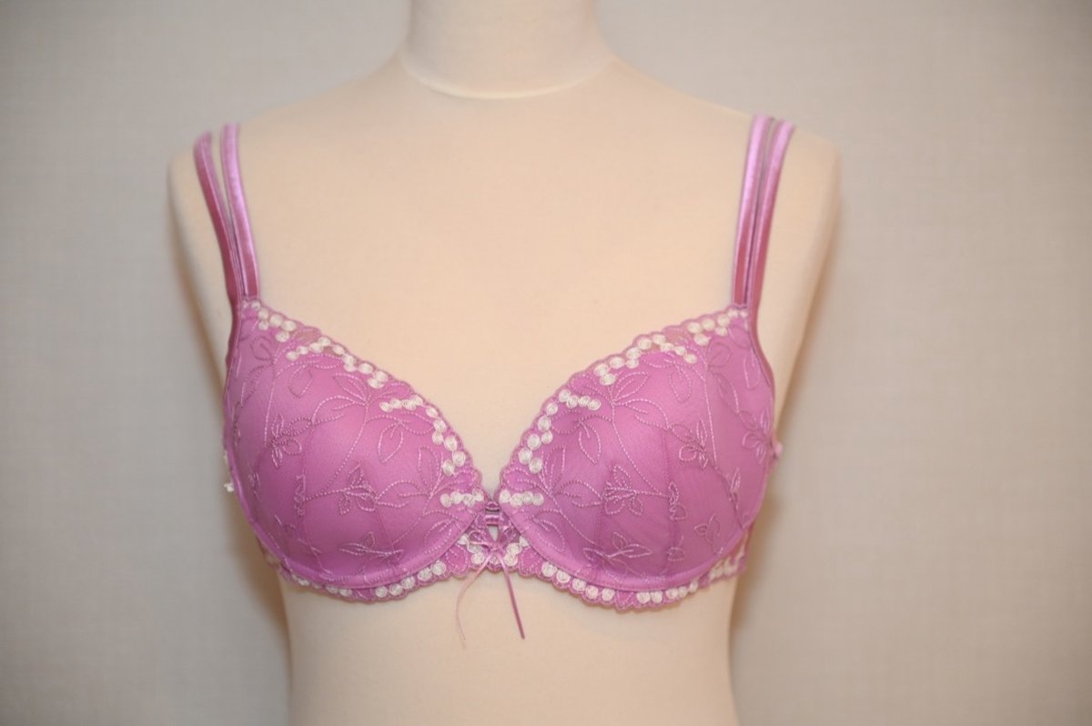 Selmark Lingerie Bari BH - voorgevormd - A-E cup - roze - maat B70