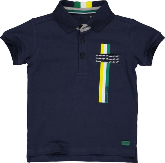 T-shirt polo bébé garçon Quapi Nijs Blue Foncé