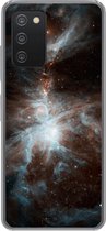 Geschikt voor Samsung galaxy a73 hoesje - Galaxy - Planeet - Sterren - Siliconen Telefoonhoesje