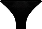 Dames Slips met dubbele bandjes opzij - Katoen - Dames Slips met dubbele bandjes opzij  - ondergoed dames - dames slips - carnavalskleding dames - S/M - Zwart - 1 Pack - productvideo - met tr