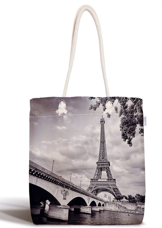 Sac de plage - Tour Eiffel - 45x50 - Sac hobby - Sac bandoulière - Sac femme - Sac femme