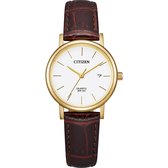 Citizen  Horloge - Citizen dames horloge - Goud - diameter 28 mm - goud gecoat roestvrij staal