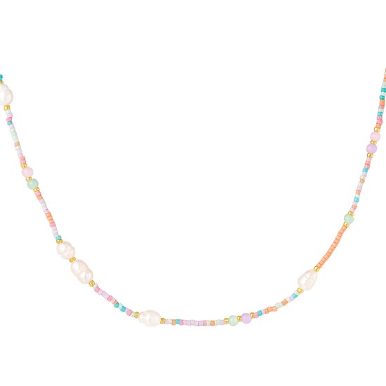 Yehwang Collier Pearl's Pastel Beads 0216414-331