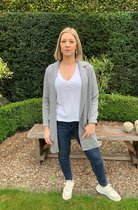 Grijze cardigan