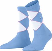Burlington Darlington Sokken Dames 27096 - Blauw 6534 sky blue Dames - 36-41