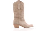 MAURY Elegante Western Halfhoge laars - taupe suède - maat 36