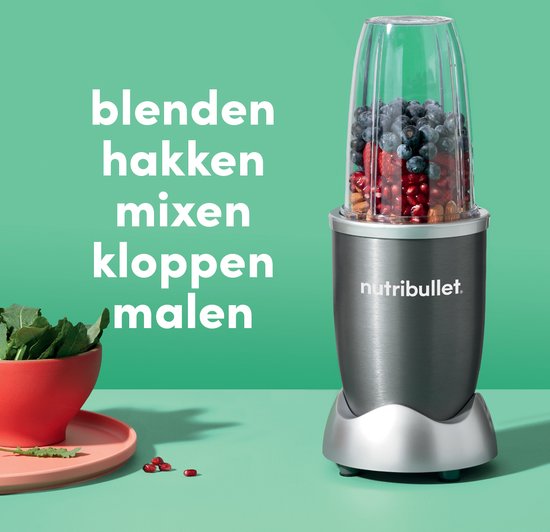 Nutribullet Original Blender - 600 Watt - 8-delig - Grijs van Nutribullet — afbeelding 4