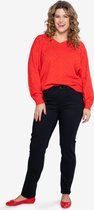 EVIVA - Broek slim fit met hoge taille - zwart