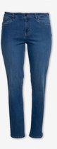 EVIVA - Jeans broek straight fit met hoge taille - blauw
