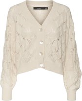 Vero Moda Vest Vmgabby Ls V-neck Cardigan Ga 10260648 Birch Dames Maat - XS